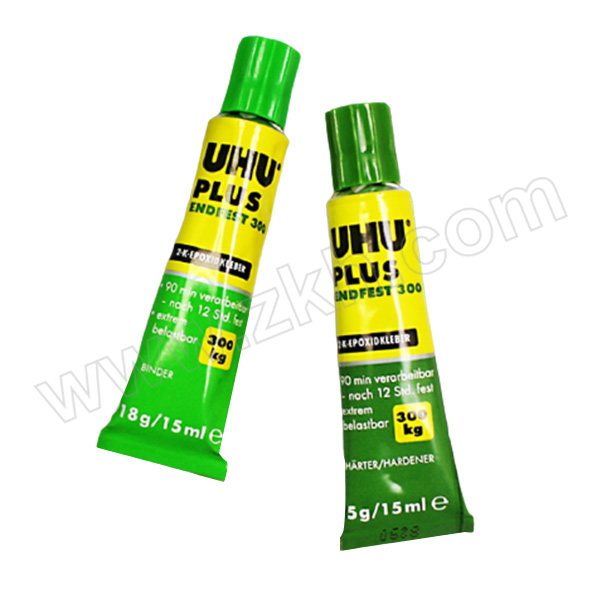UHU 德国UHU PLUS ENDFEST 300KG 环氧树脂AB胶 45640 卡装 2×15mL 1组