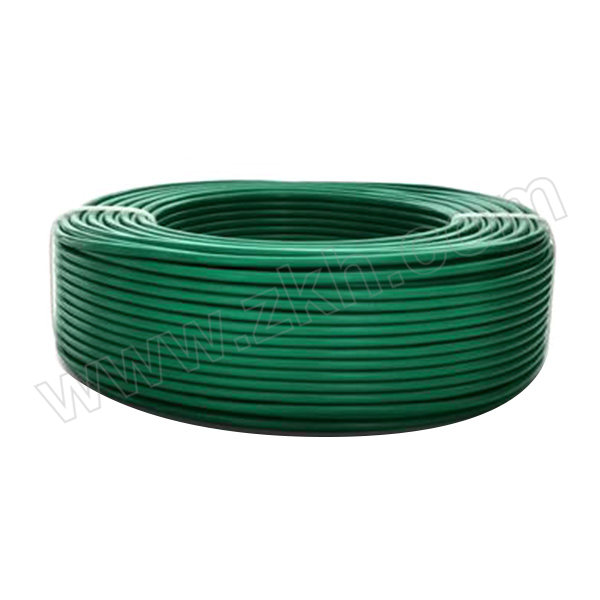 QIFAN/起帆 铜芯聚氯乙烯绝缘B级阻燃连接软电线 ZB-RV-300/500V-1×0.5 绿色 100m【软线】 1卷