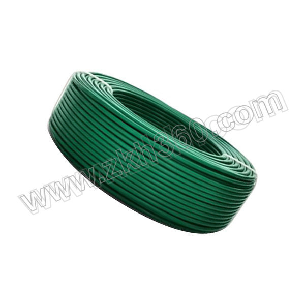 QIFAN/起帆 铜芯聚氯乙烯绝缘B级阻燃连接软电线 ZB-RV-300/500V-1×0.5 绿色 100m【软线】 1卷