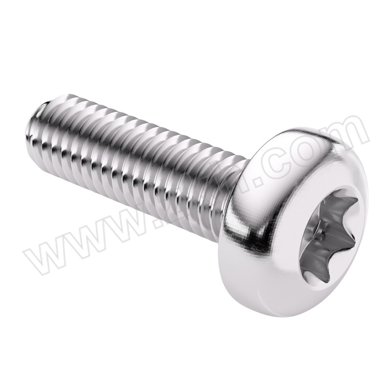 QD/强达螺丝 GB2672 内六角花形盘头螺钉 不锈钢304 A2-70 本色全牙 M4×5 1个