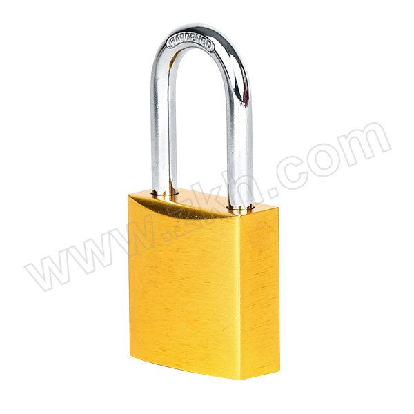 BOZZYS/博士 工程安全铝制挂锁 BD-A30 黄色 不同花(KD) 1把