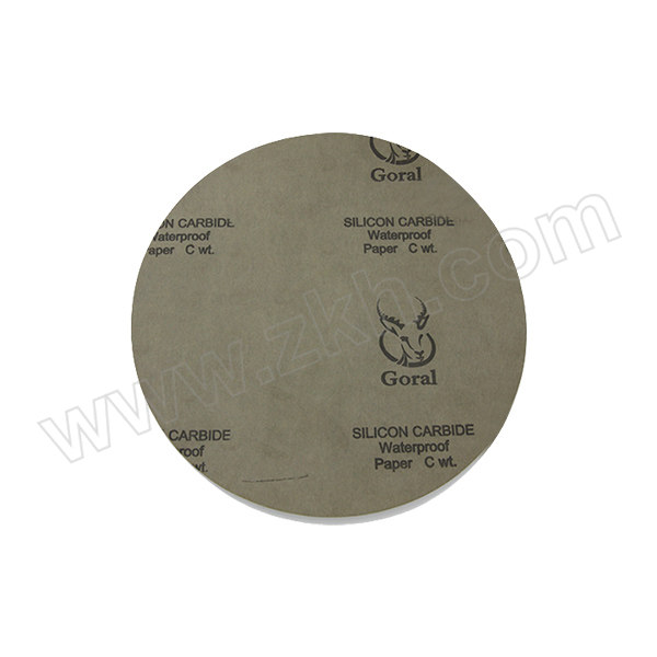 GORAL/斑羚 928A金相分析研磨用圆形金相砂纸 300mm×P600 1盒