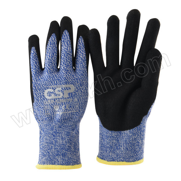 GSP/康思曼 Tuffalene®丁腈磨砂涂层防割手套 CR615 8码 5级防割 1副