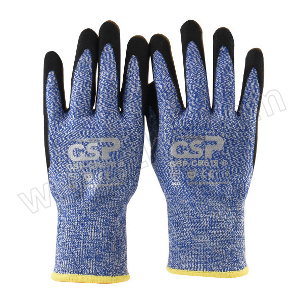 GSP/康思曼 Tuffalene®丁腈磨砂涂层防割手套 CR615 8码 5级防割 1副