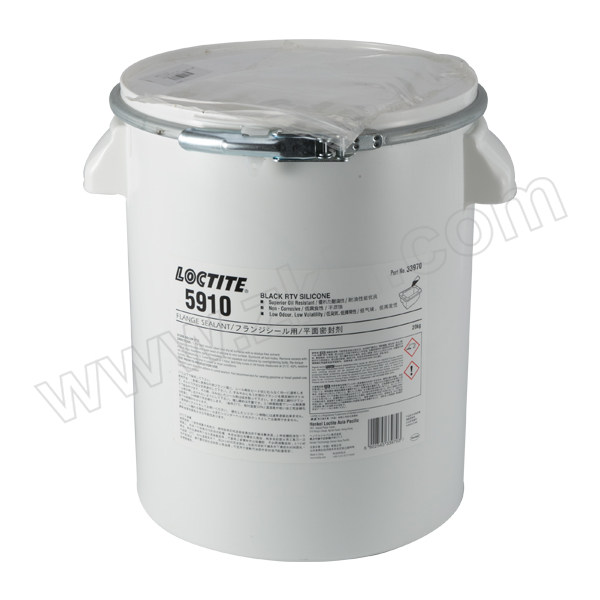 LOCTITE/乐泰 硅胶平面密封胶-抗冲击耐机油型 5910 黑色 20kg 1桶