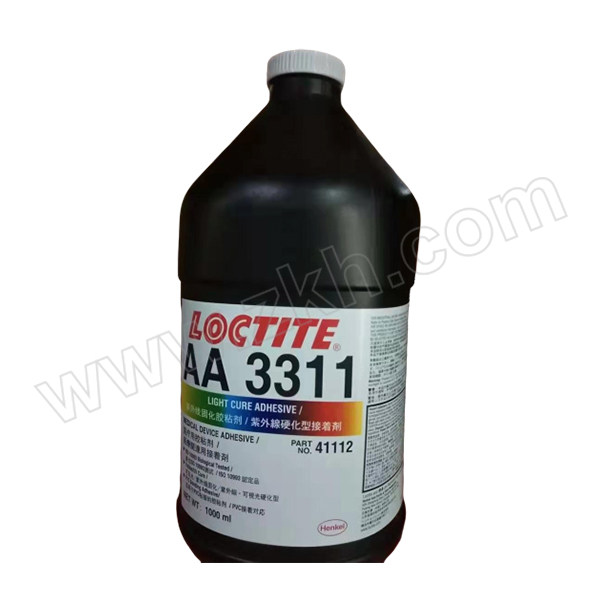 LOCTITE/乐泰 UV光固化胶-医疗专用 3311 透明 1L 1桶