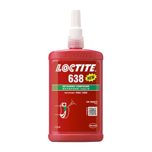 LOCTITE/乐泰 圆柱固持胶-高强度型 638 绿色 高强度 250mL 1瓶