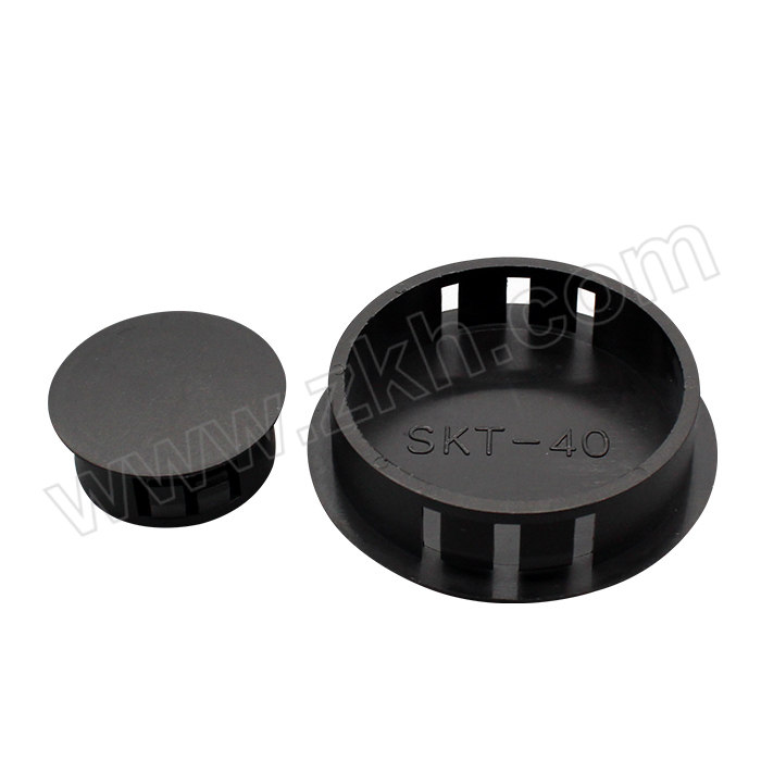 HYSKM/云上科贸 尼龙扣式孔塞 SKT-38 100只 黑色 1包
