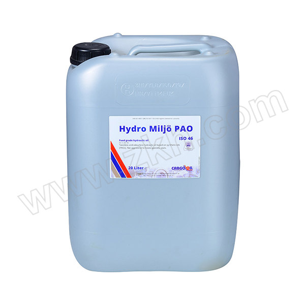 CARGO 食品级合成液压油 HYDRO MILJÖ PAO 46 20L 1桶