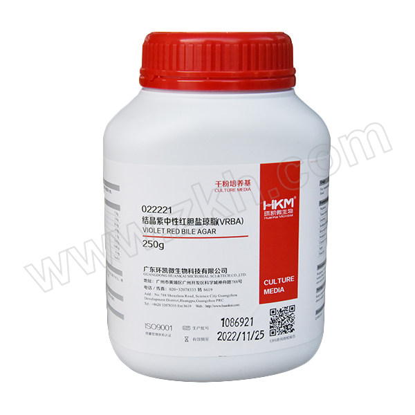 HKM/环凯微生物 结晶紫中性红胆盐琼脂(VRBA) 022221 250g 1瓶