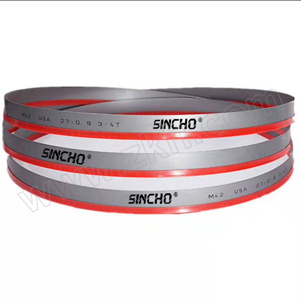 SINCHO/驰创 齿形4/3T不锈钢紫铜带锯条 34×1.1×4/3T×3820mm 1根