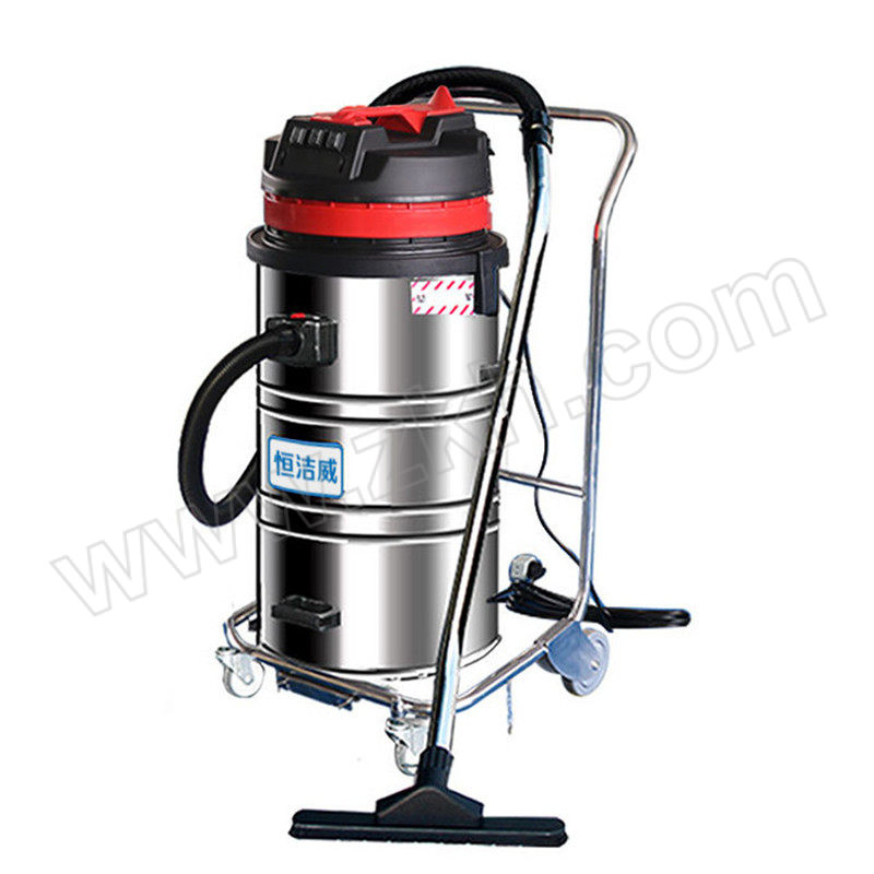 HEJVI/恒洁威 不锈钢车架工业吸尘器 HW-208B AC220V 2.4kW 80L 1台