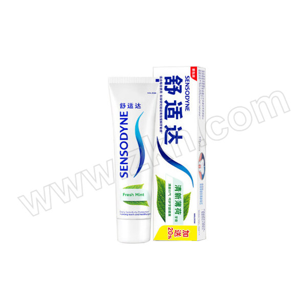 SENSODYNE/舒适达 清新薄荷牙膏(加量装) 6970128544547 100g+20g 1支
