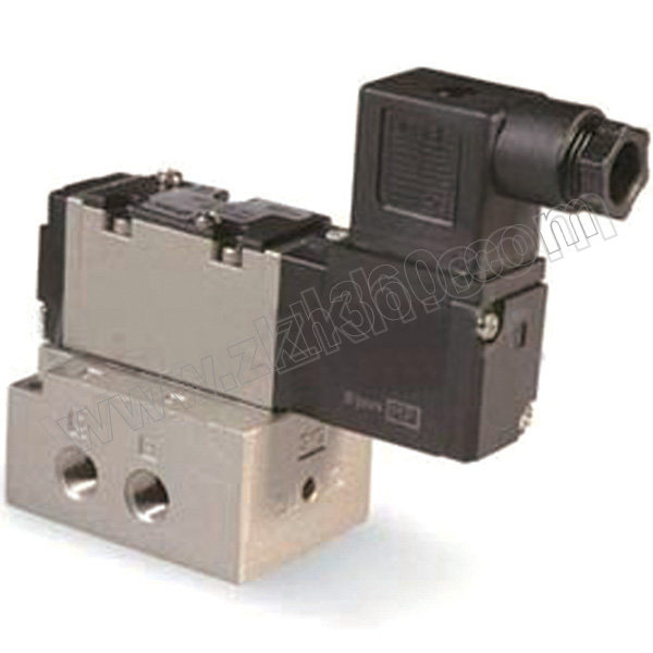 SMC VFR2000系列五通先导式电磁阀 VFR2110-4D-02 两位五通 DIN插座式 接口G1/4 AC220V 1个