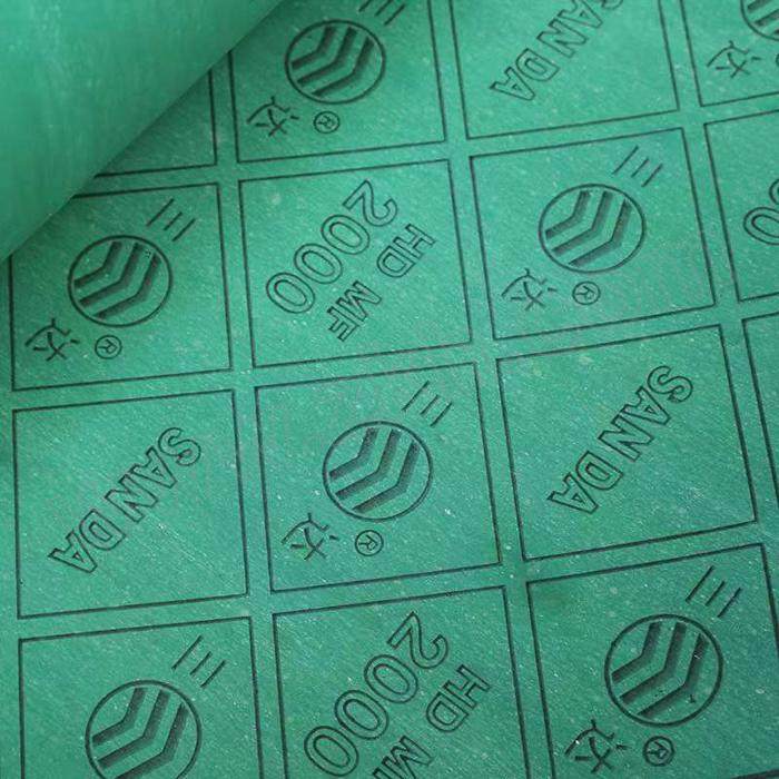 CHAOYUE/超越 NY450耐油石棉橡胶板 CY-M-MF01-可定制 1500×4000×0.5mm 三达绿 每卷50kg 1千克