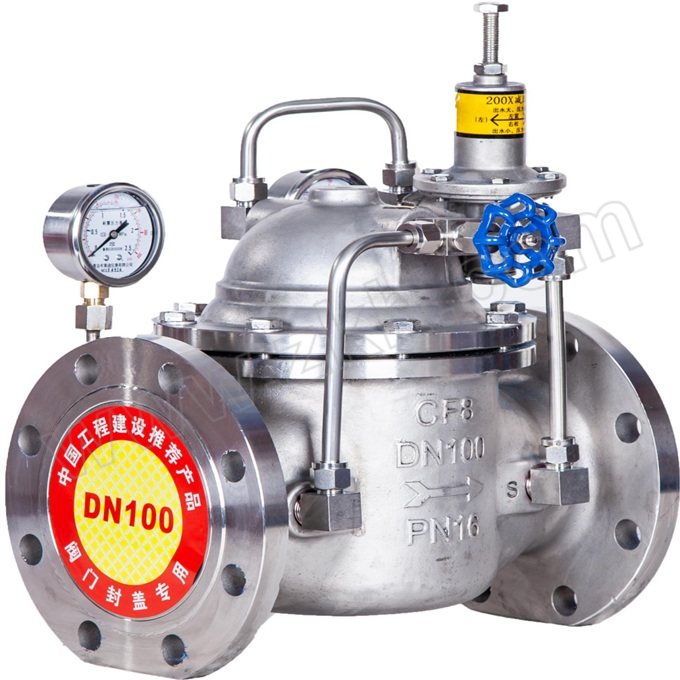 BIAOGUANG/标光 不锈钢缓闭止回阀 300X-16P-DN100 PN16 法兰连接接口 304不锈钢阀体 1台