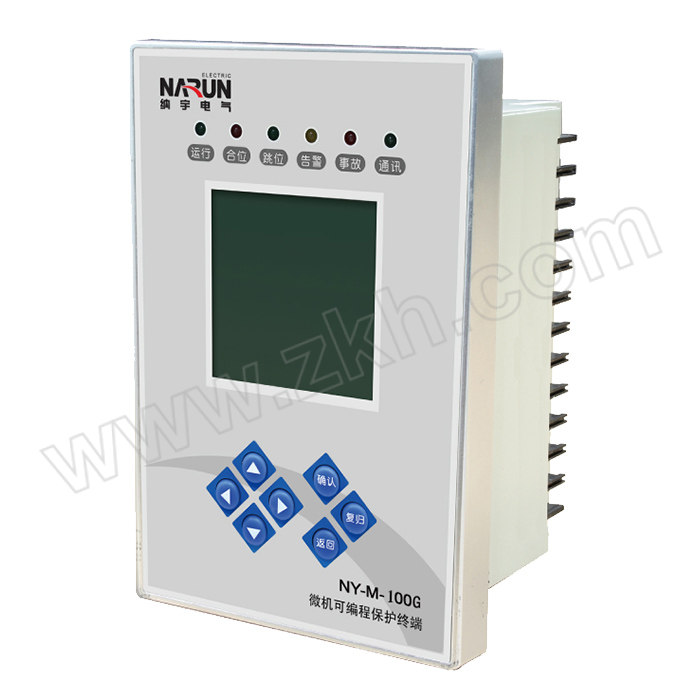 NARUN/纳宇电气 可编程微机继电保护装置 NY-M-100G(DS) 110/220V DC或者AC 24V/48V DC 1台