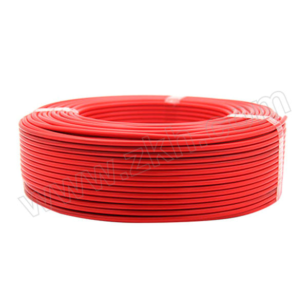 RONDA CABLE/朗达电缆 铜芯聚氯乙烯绝缘B级阻燃软电缆 ZB-BVR-450/750V-1×2.5 红色 100m 1卷
