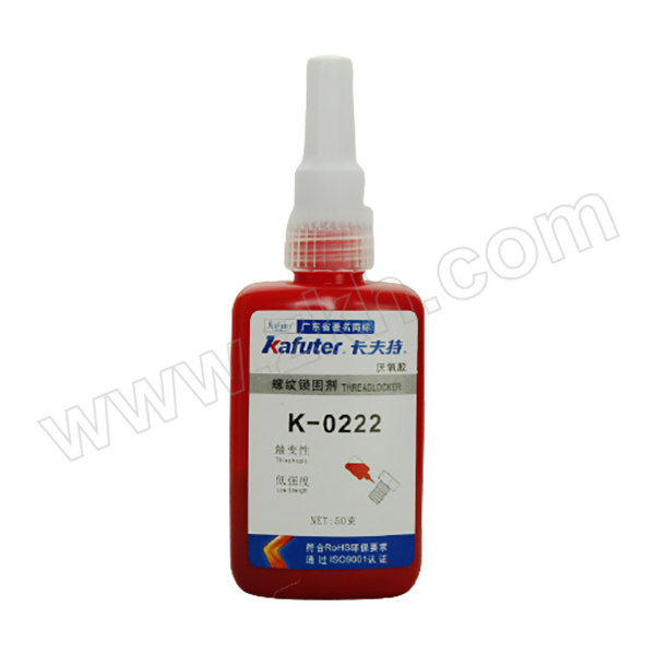 KAFUTER/卡夫特 低强度螺纹锁固密封剂 K-0222 紫色 50g 1支