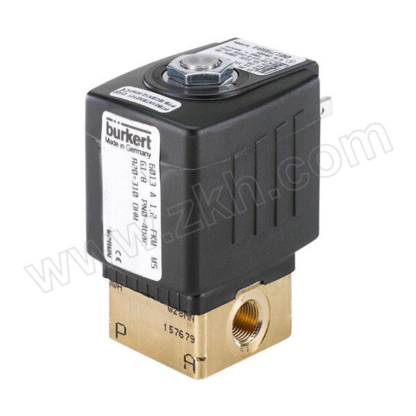BURKERT/宝帝 6013系列电磁阀 134236 6013-A02 0FFVAGM81-5-230/50-08 1只