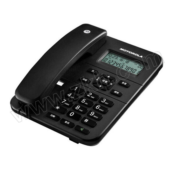 MOTOROLA/摩托罗拉 有绳电话机 CT202C 黑色 1台