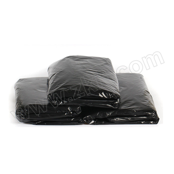 YUETONG/月桐 平口垃圾袋 厚度2.5丝 60×80cm 黑色 适用于30~40L桶 50个 1包