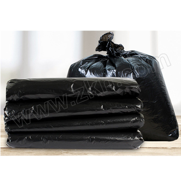 YUETONG/月桐 垃圾袋 厚度4丝 100×110cm 黑色 120L 50个 1包