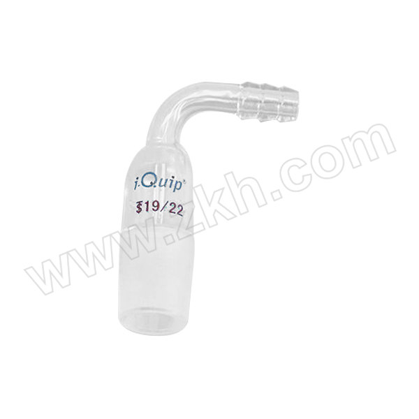 I-QUIP/芯硅谷 90°抽气接头(外磨口) A3353-02-1EA 19/22 小咀外径8mm 1个