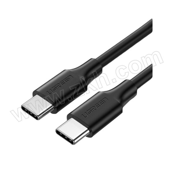 UGREEN/绿联 双头Type-C数据线 60788 USB-C 公对公 3m 黑色 1根