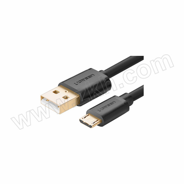 UGREEN/绿联 USB2.0转MicroUSB数据线 60137 1.5m 黑色 1根