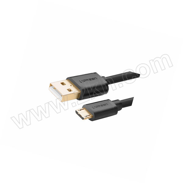 UGREEN/绿联 USB2.0转MicroUSB数据线 60137 1.5m 黑色 1根