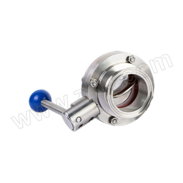 HGPV/鸿冠 304不锈钢卫生级快装蝶阀 φ102mm K=φ119mm L=84mm 1只