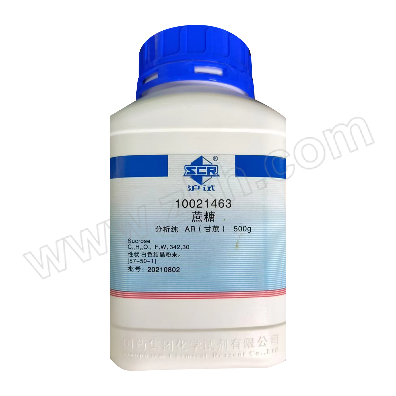 HUSHI/沪试 蔗糖 10021463 CAS号57-50-1 AR 甘蔗 500g 1瓶