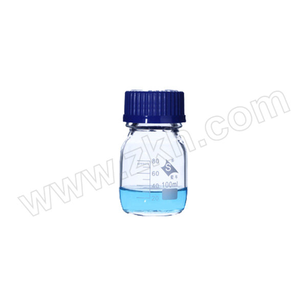 SHUNIU/蜀牛 中性料丝口试剂瓶 100mL 透明 1盒