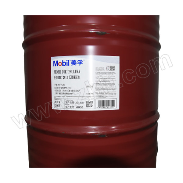 MOBIL/美孚 液压油（带防伪码） DTE25 UT  208L 1桶
