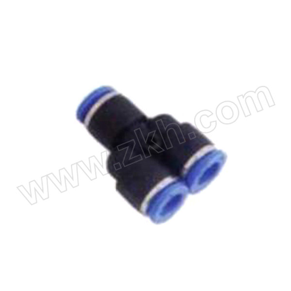 ZHENGMI/正密 软管快插接头Y型三通 PY14 14mm 1个