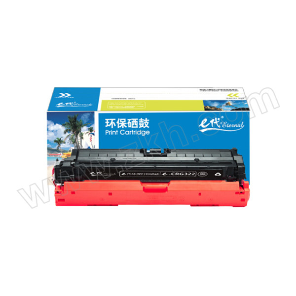 EDJD/E代经典 硒鼓 e-CRG322BK 黑色 适用佳能LBP9100C/9500C/9600C/CRG322 1个