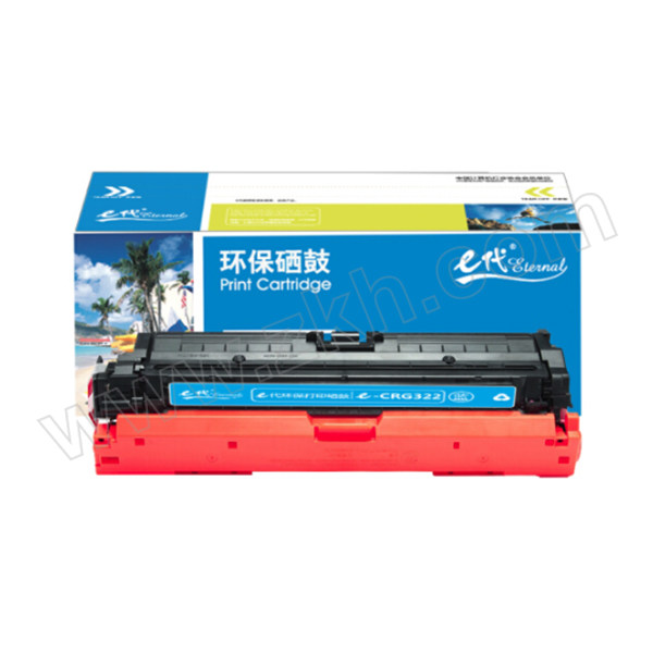 EDJD/E代经典 硒鼓 e-CRG322C 蓝色 适用佳能LBP9100C/9500C/9600C/CRG322 1个