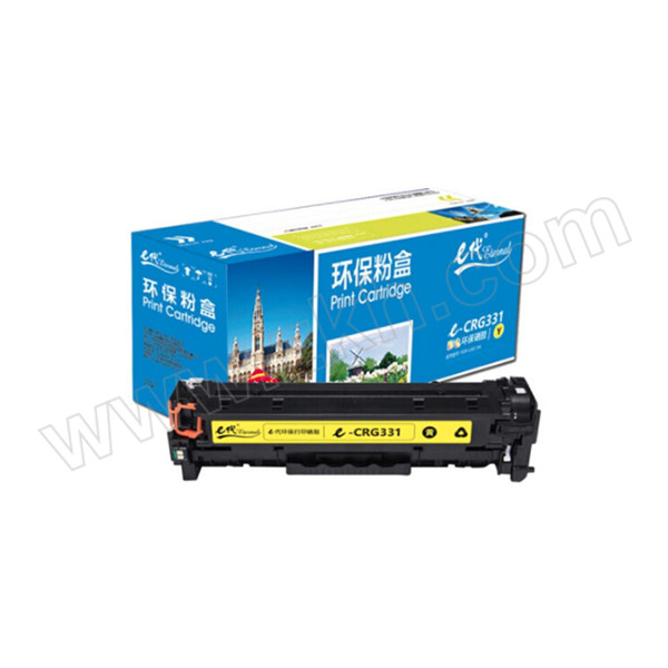 EDJD/E代经典 硒鼓 e-CRG-331Y 黄色 适用佳能LBP7100Cn/MF628Cw/MF621Cn 1个