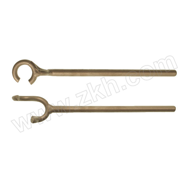 AmpcoSafetyTools/安博科防爆工具 铝青铜防爆阀轮钩扳手 CX0500A 50×88×500mm 1把