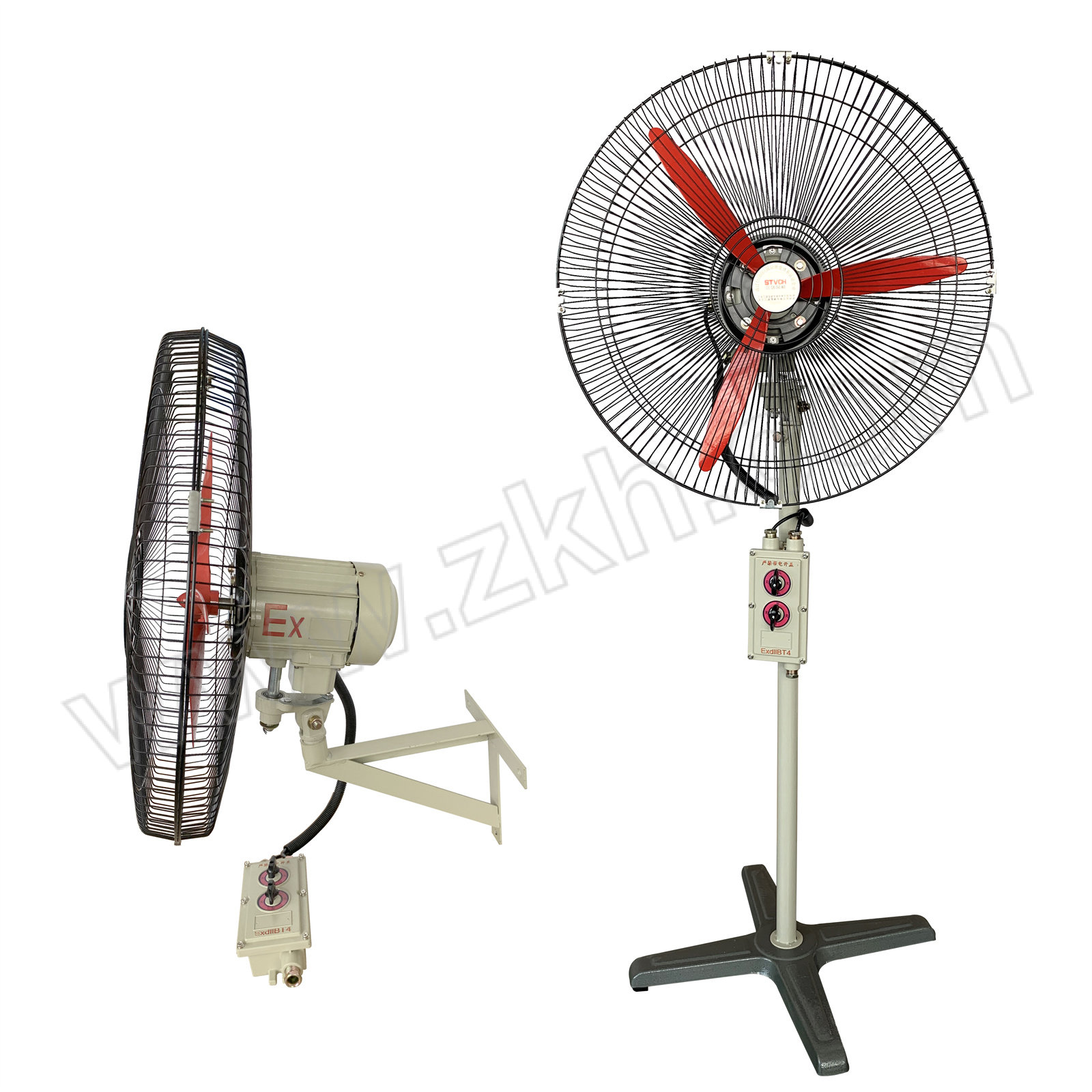 STVCH/三团风机 FB系列防爆摇头扇 壁挂式 FB-500 370W 220V 1台