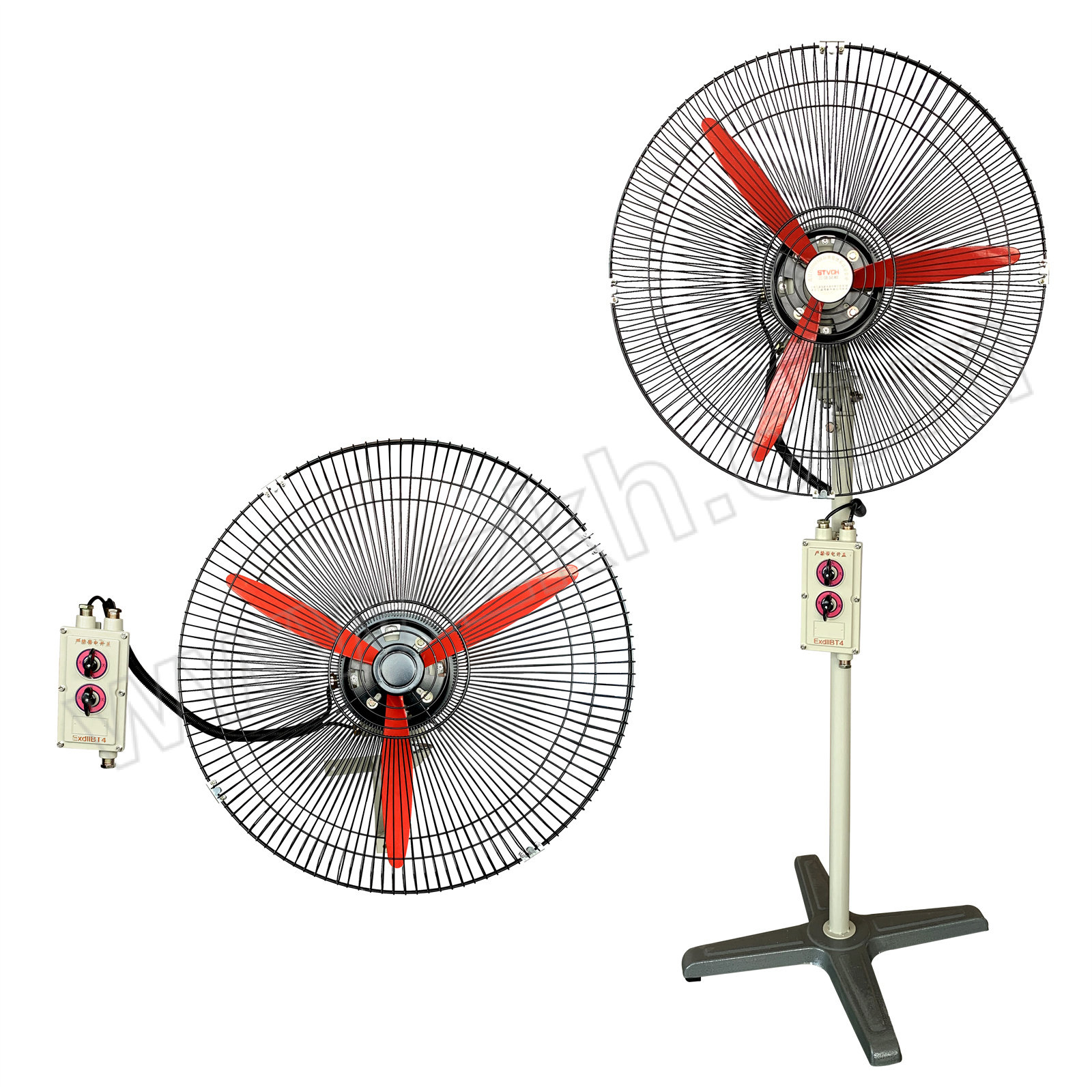 STVCH/三团风机 FB系列防爆摇头扇 壁挂式 FB-500 370W 220V 1台