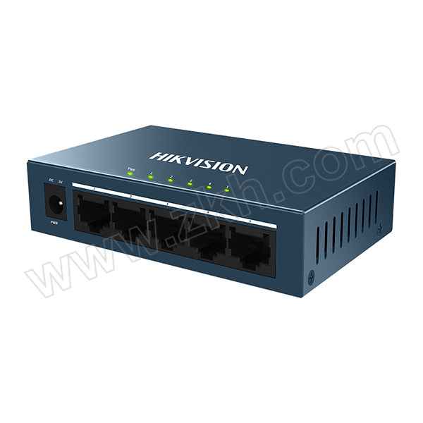 HIKVISION/海康威视 百兆钢壳交换机 DS-3E0105-E 5个10/100Mbps 自适应RJ45接口 1台