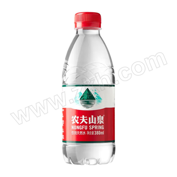 NFSQ/农夫山泉 天然水 纸箱装 380mL 24瓶 1箱