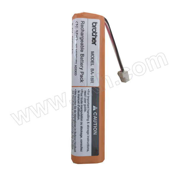 BROTHER/兄弟 标签打印机原装镍氢电池 BA-18R 适用于兄弟BP-18RZ/BT-18R/BA-18RZ/BA-18R/PT-18RZ/PT-18R 8.4V 500mAh 1个