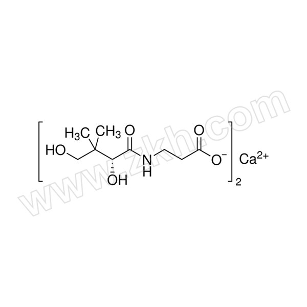 ALADDIN/阿拉丁 D-泛酸钙 C110508-100g CAS:137-08-6 98% 1瓶
