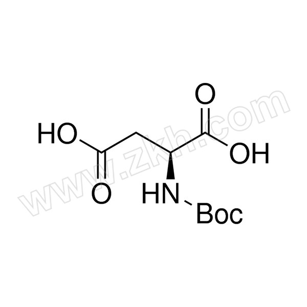 ALADDIN/阿拉丁 N-(叔丁氧羰基)-L-天冬氨酸 N159032-5G CAS号13726-67-5 ＞97.0%(HPLC) 1瓶