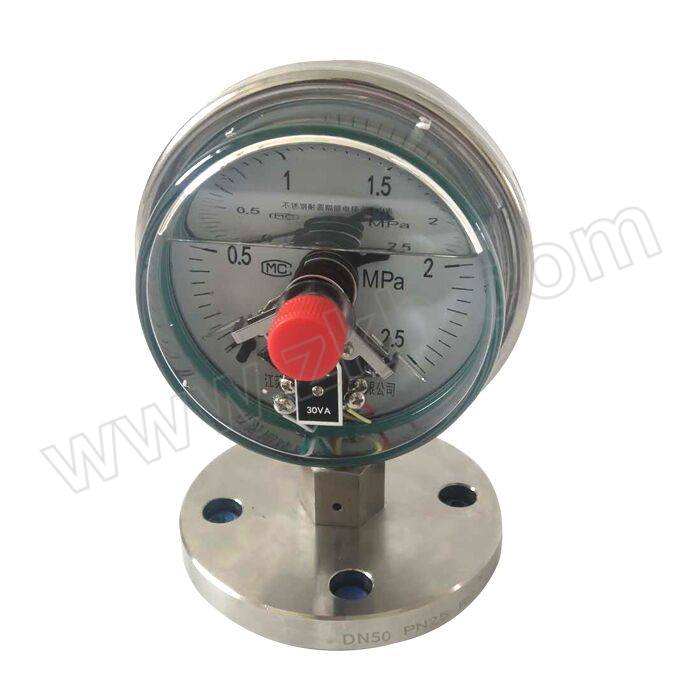 XUYI/旭仪 不锈钢耐震隔膜电接点压力表 YXC-150BF/Z/MF(B)/HC/F4/DN50/PN1.0 1块