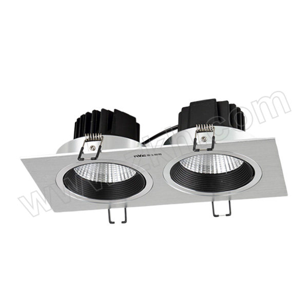 NVC/雷士 LED格栅射灯 NLED542A 2×6W-5700K/24° F2LED格栅射灯 1个