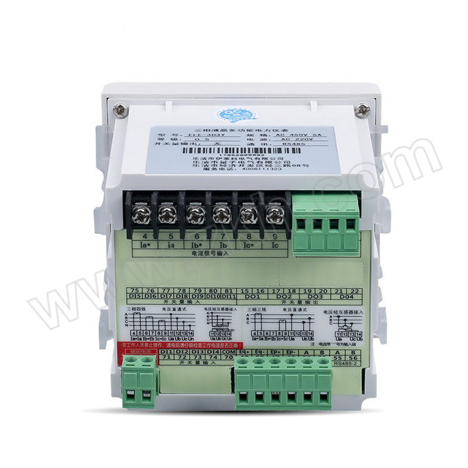 ELECALL/伊莱科 三相多功能电力仪表 ELE-3D7/7Y ELE-3D7 AC450V 5A 1台